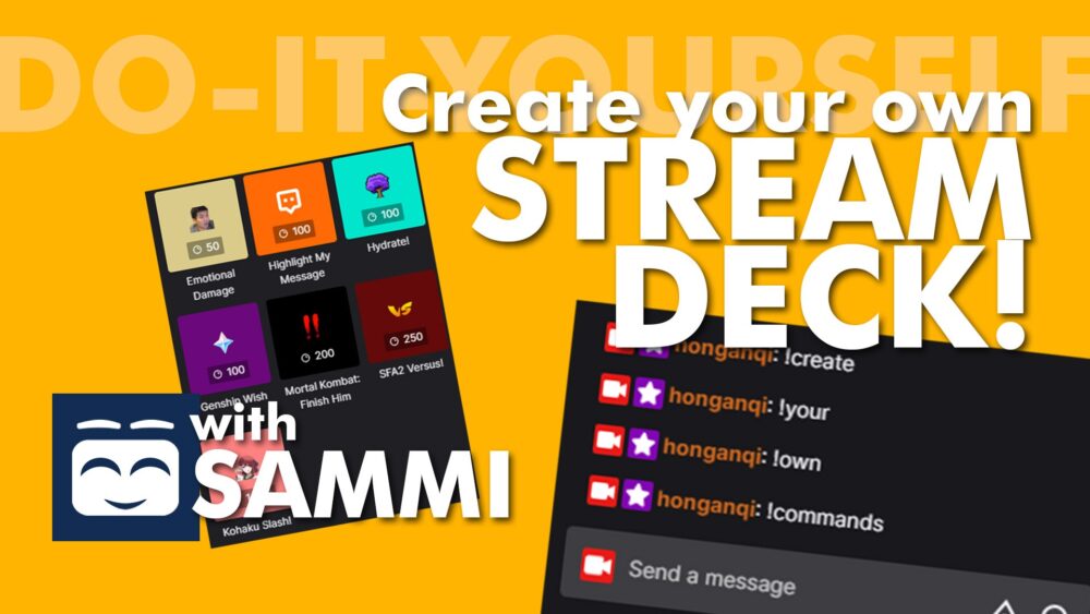 Customizable Stream Deck w SAMMI! In 9 EASY minutes!